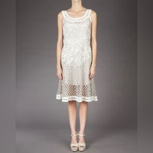 Oscar De La Renta Cotton Dress